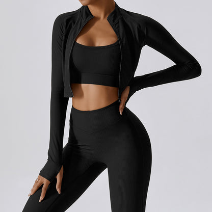 Long Sleeved Yoga Workout Clothes