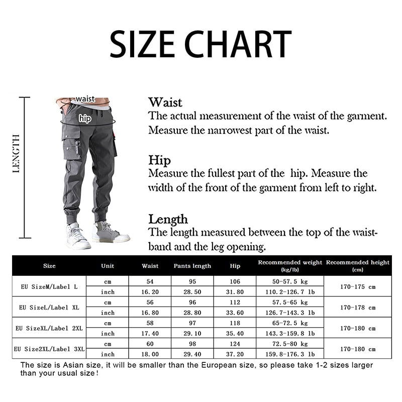 Cotton Men Cargo Joggers