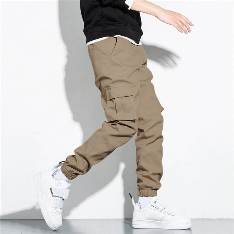 Cotton Men Cargo Joggers