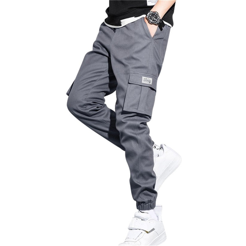 Cotton Men Cargo Joggers