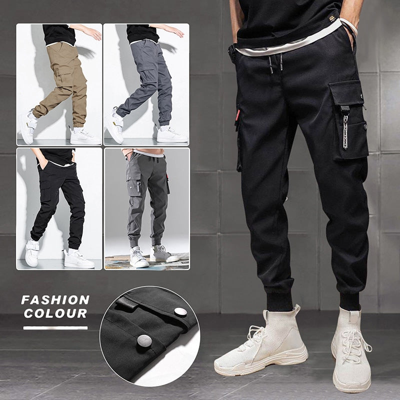 Cotton Men Cargo Joggers